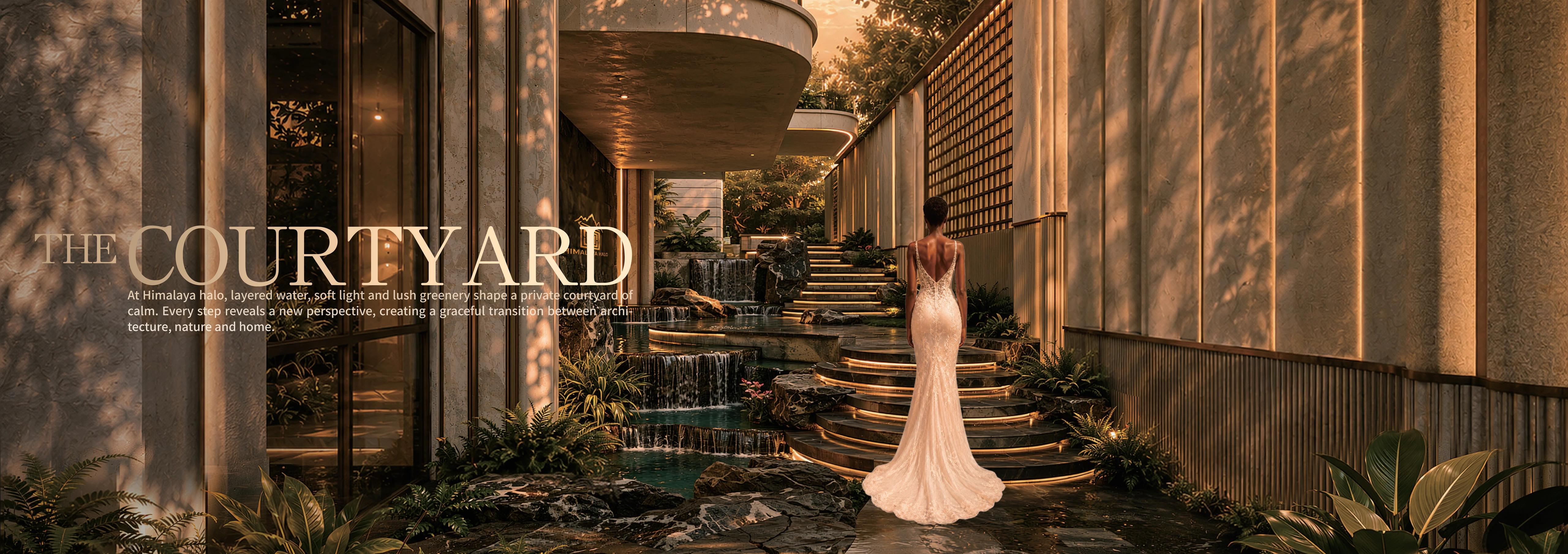 Himalaya Halo courtyard